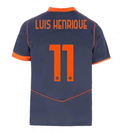 Inter Milan Luis Henrique #11 Alternativní Dres 2025-26 Krátký Rukáv Inter Milan Luis Henrique #11 Alternativní Dres 2025-26 Krátký Rukáv